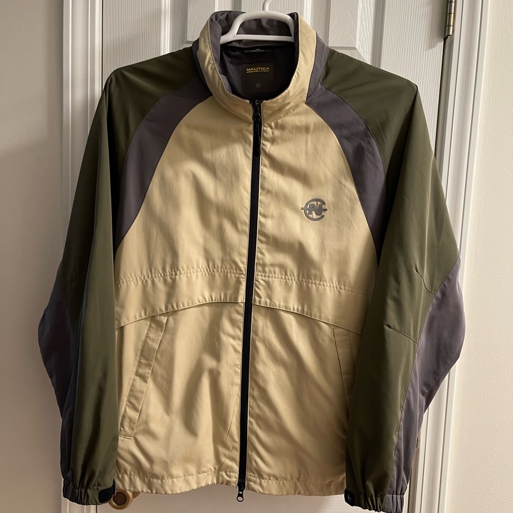 Nautica Olive and Beige Jacket